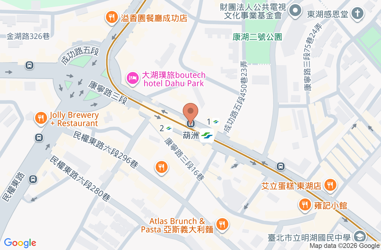 葫洲診所 位置地圖