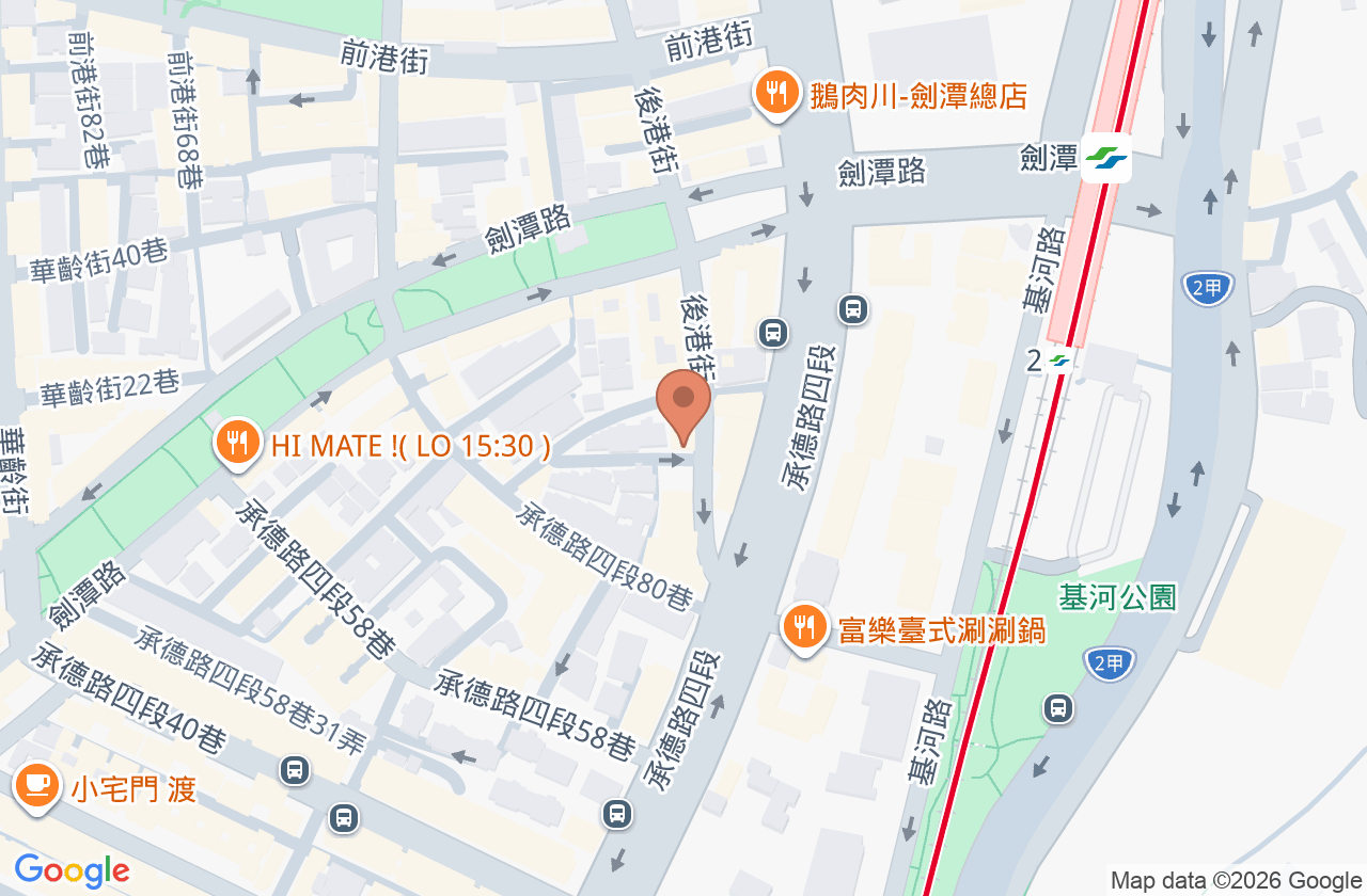 喬森牙醫診所 位置地圖