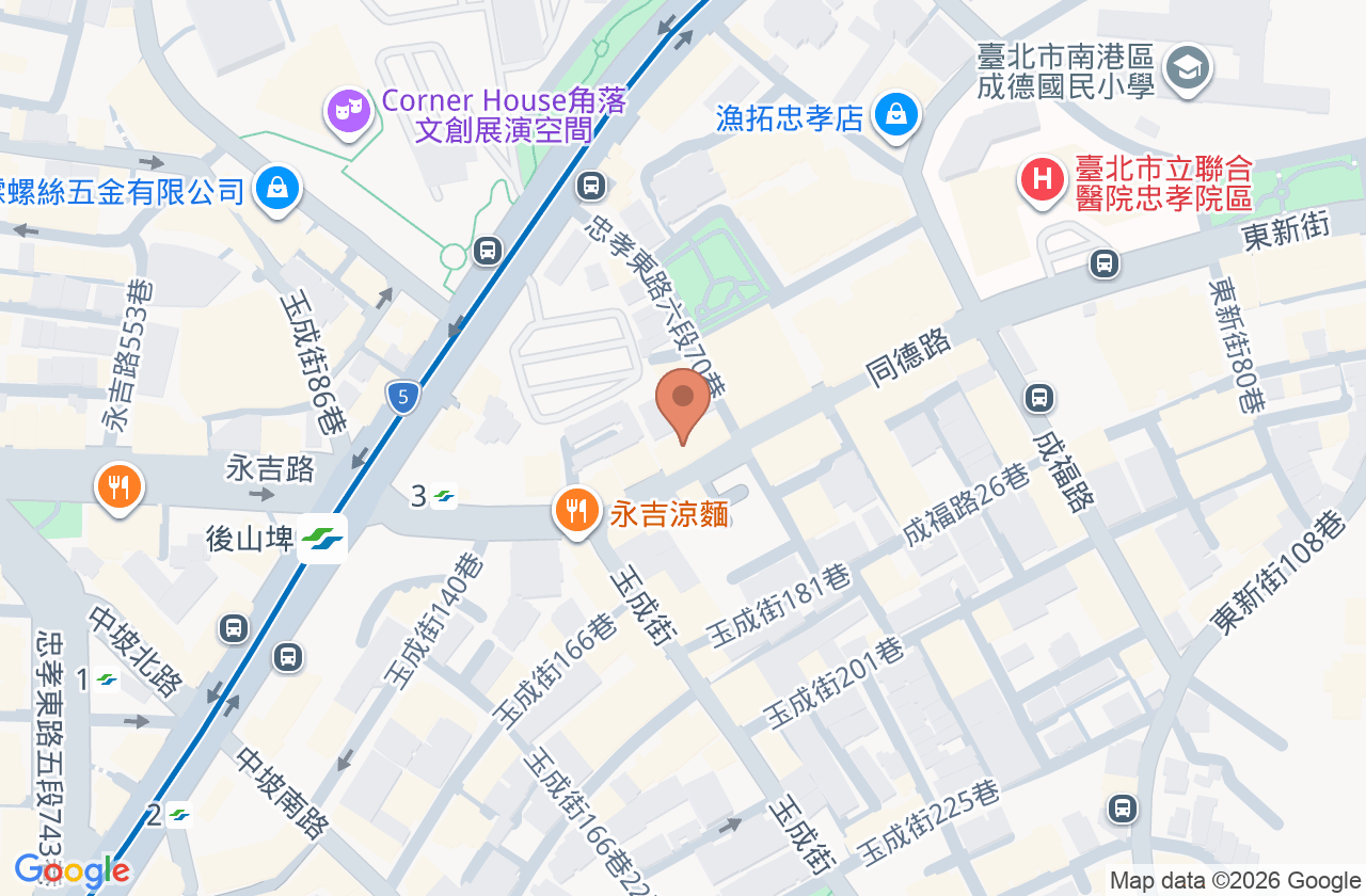 天慈婦產科診所 位置地圖