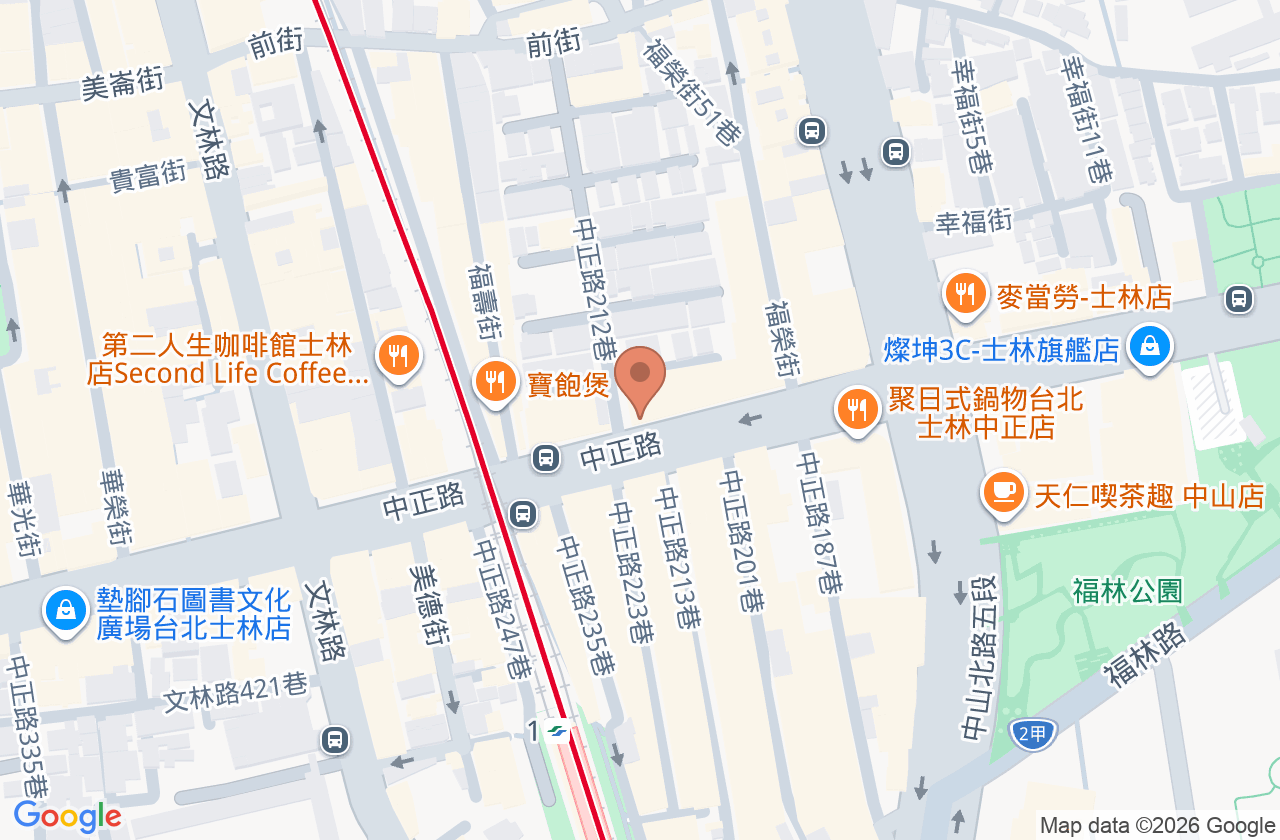 榮庚皮膚專科診所 位置地圖