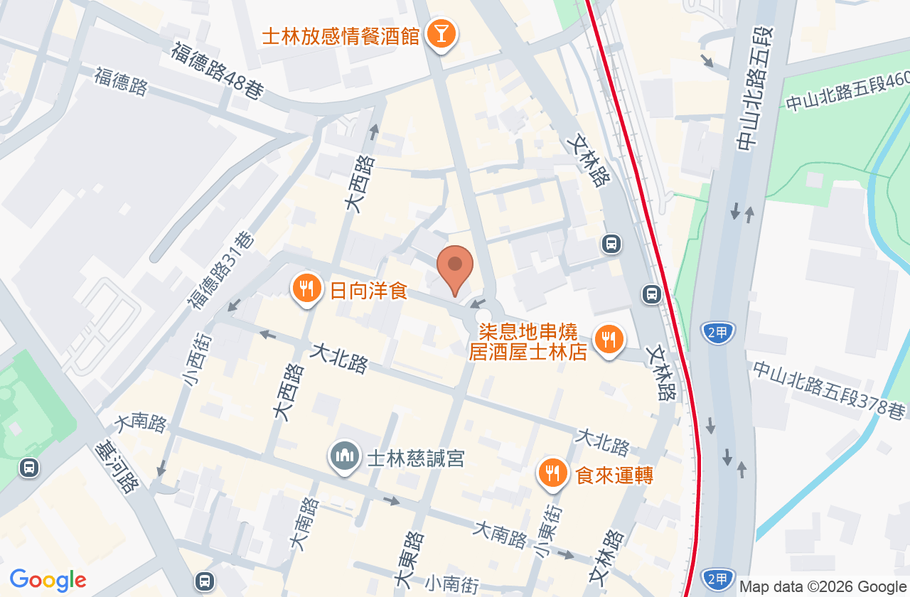 德福診所 位置地圖
