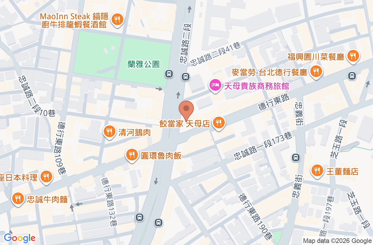 得安耳鼻喉科診所 位置地圖