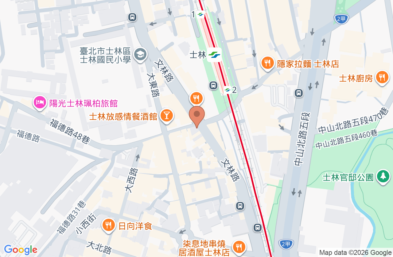 淨美皮膚科診所 位置地圖