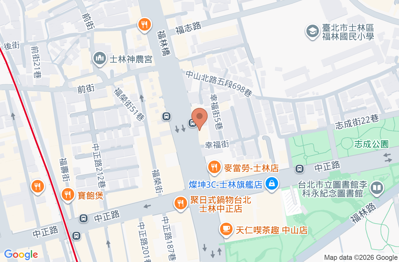 境靜眼科診所 位置地圖