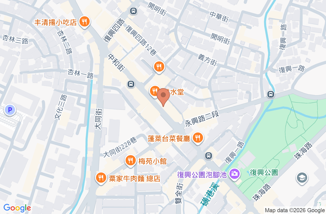 清田婦產科家醫科診所 位置地圖