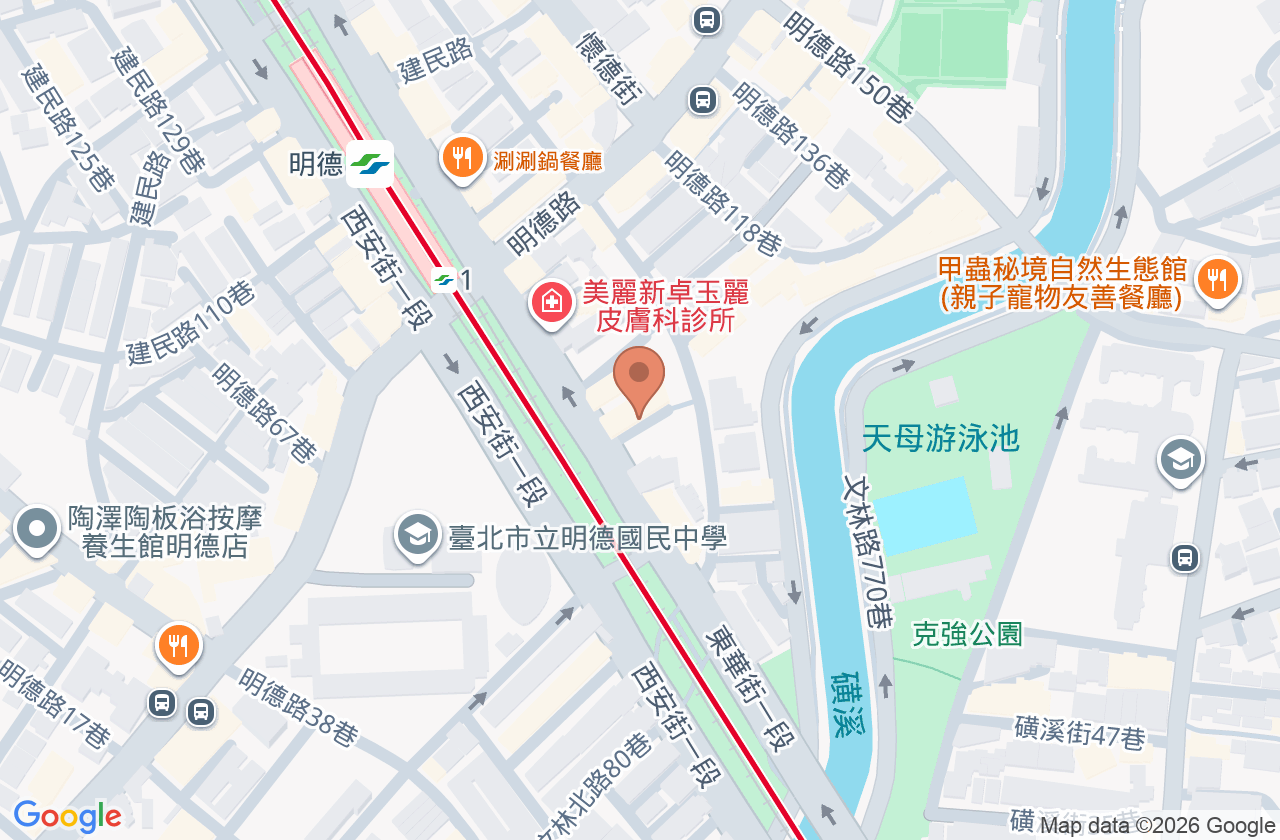 孫劍鴻眼科診所 位置地圖