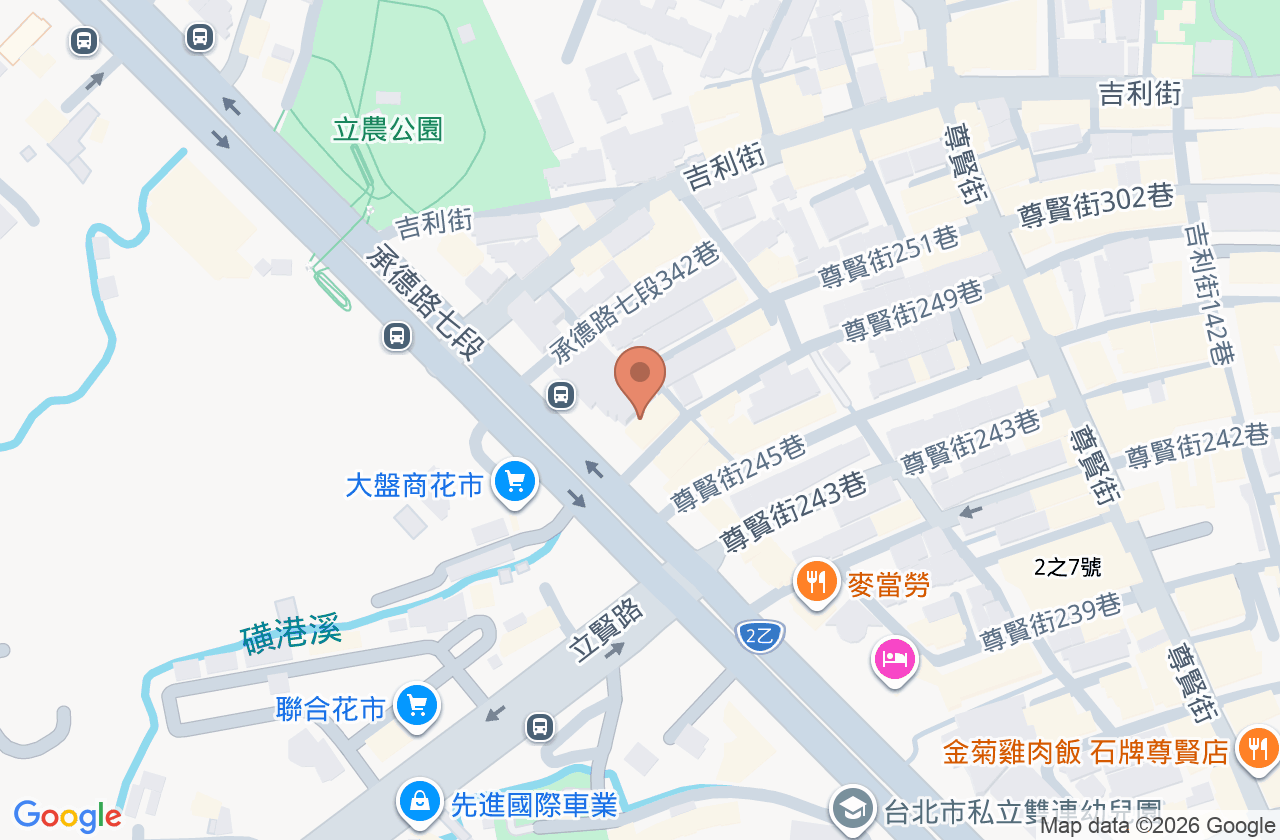 崇德診所 位置地圖