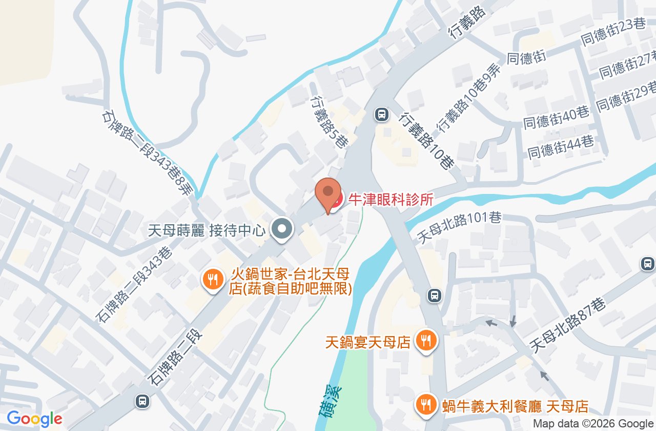 牛津眼科診所 位置地圖