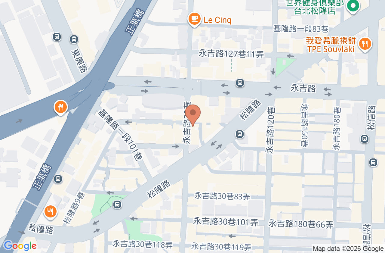 張葉森診所 位置地圖