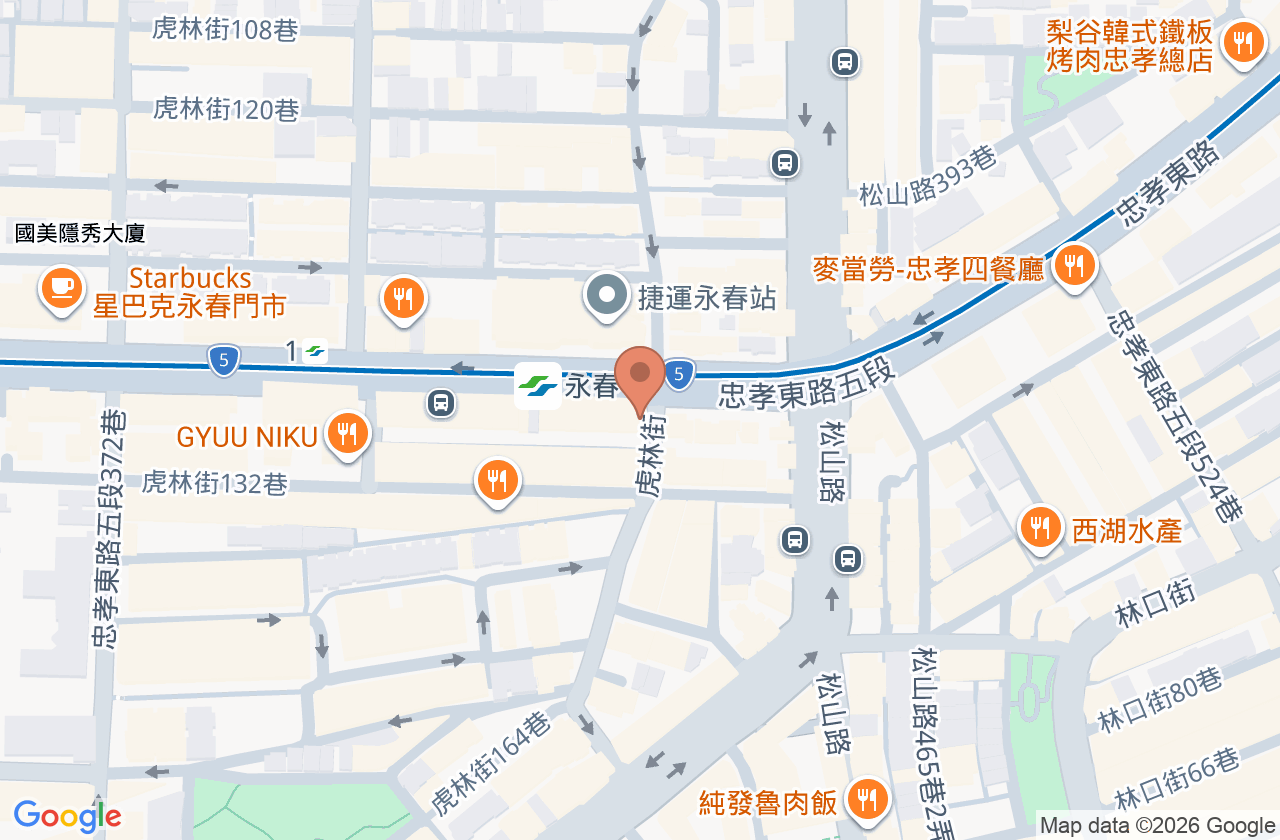 黃正麟皮膚科診所 位置地圖