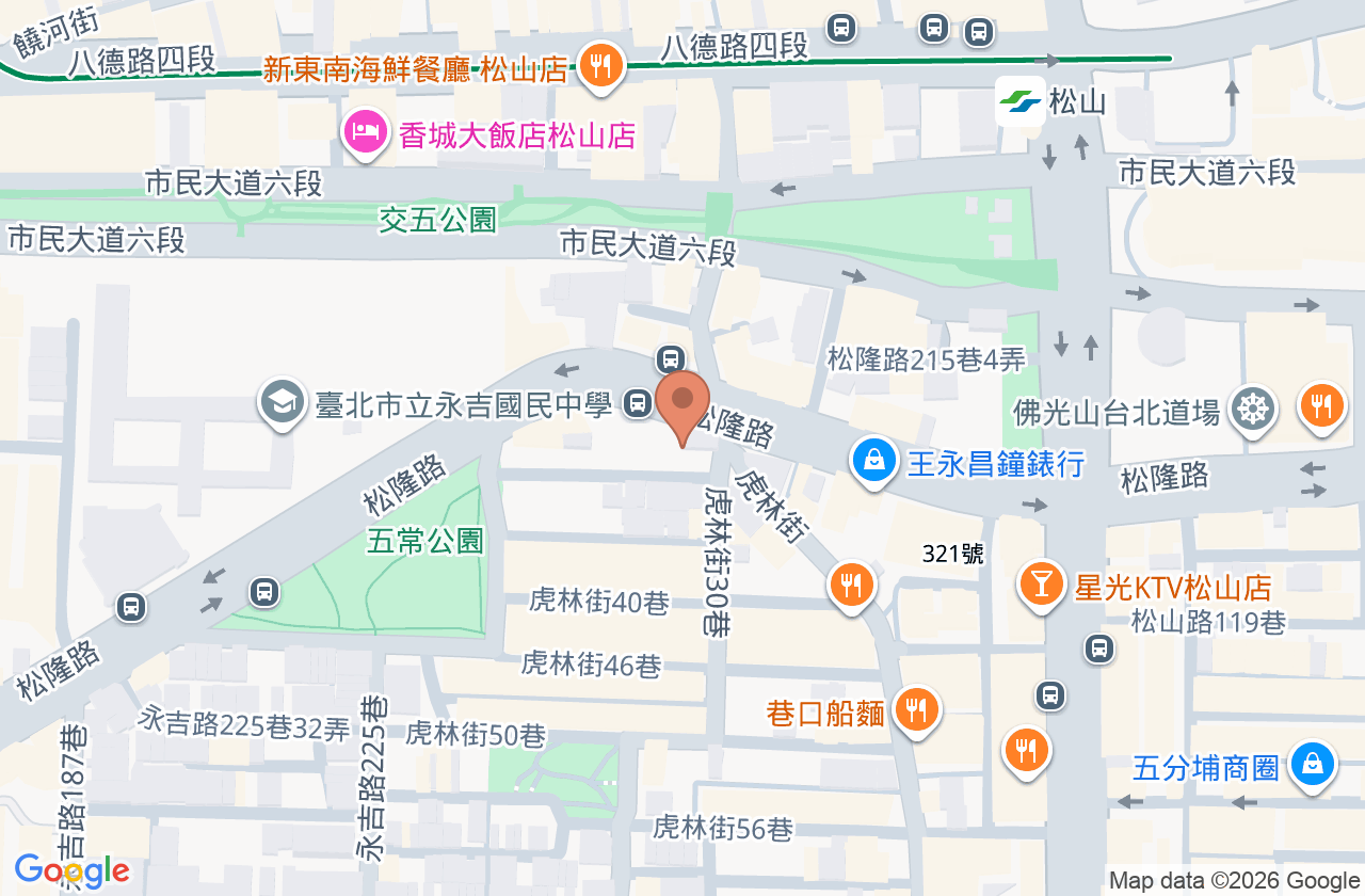 明輝診所 位置地圖