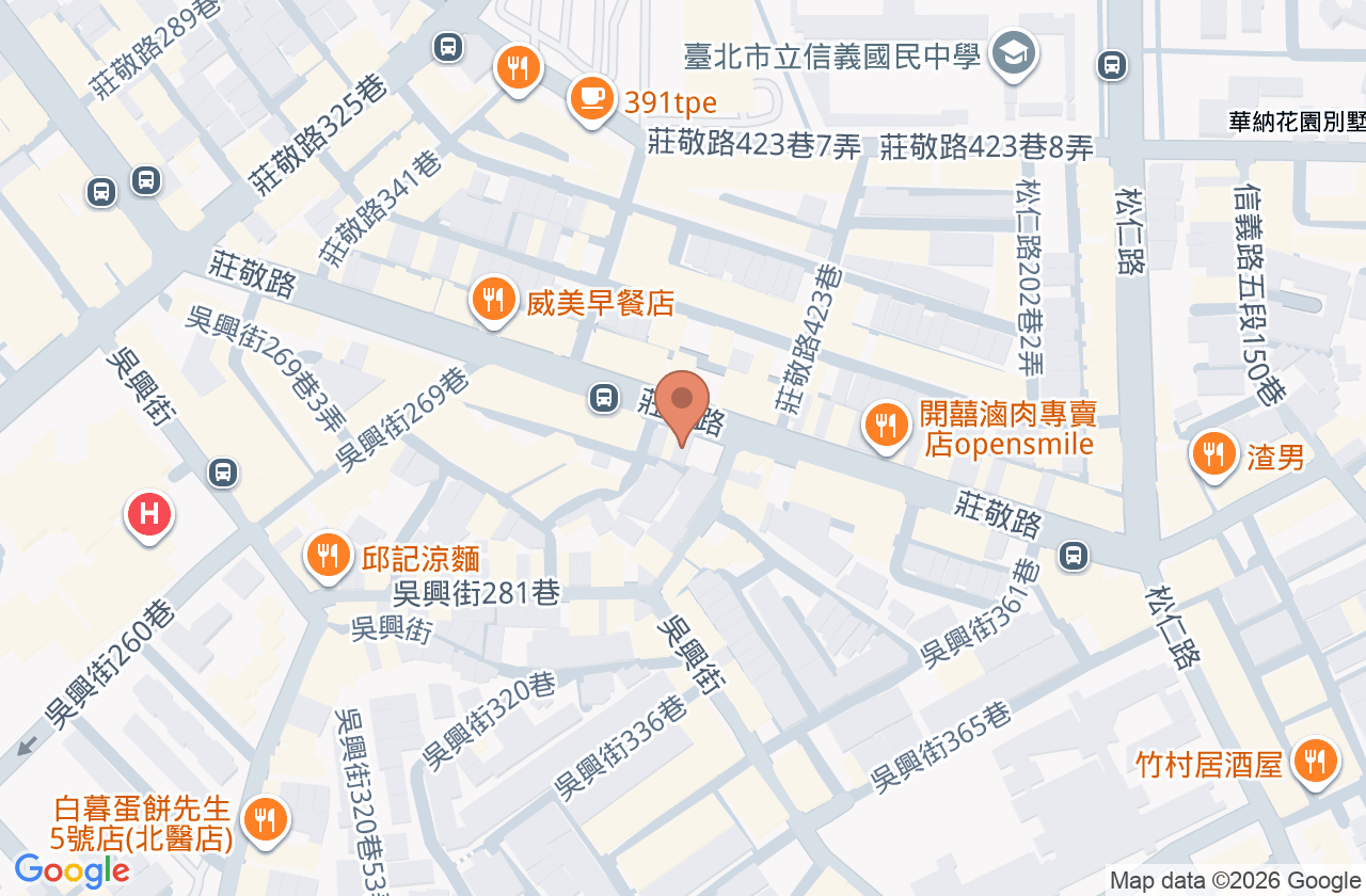 信義身心精神科診所 位置地圖
