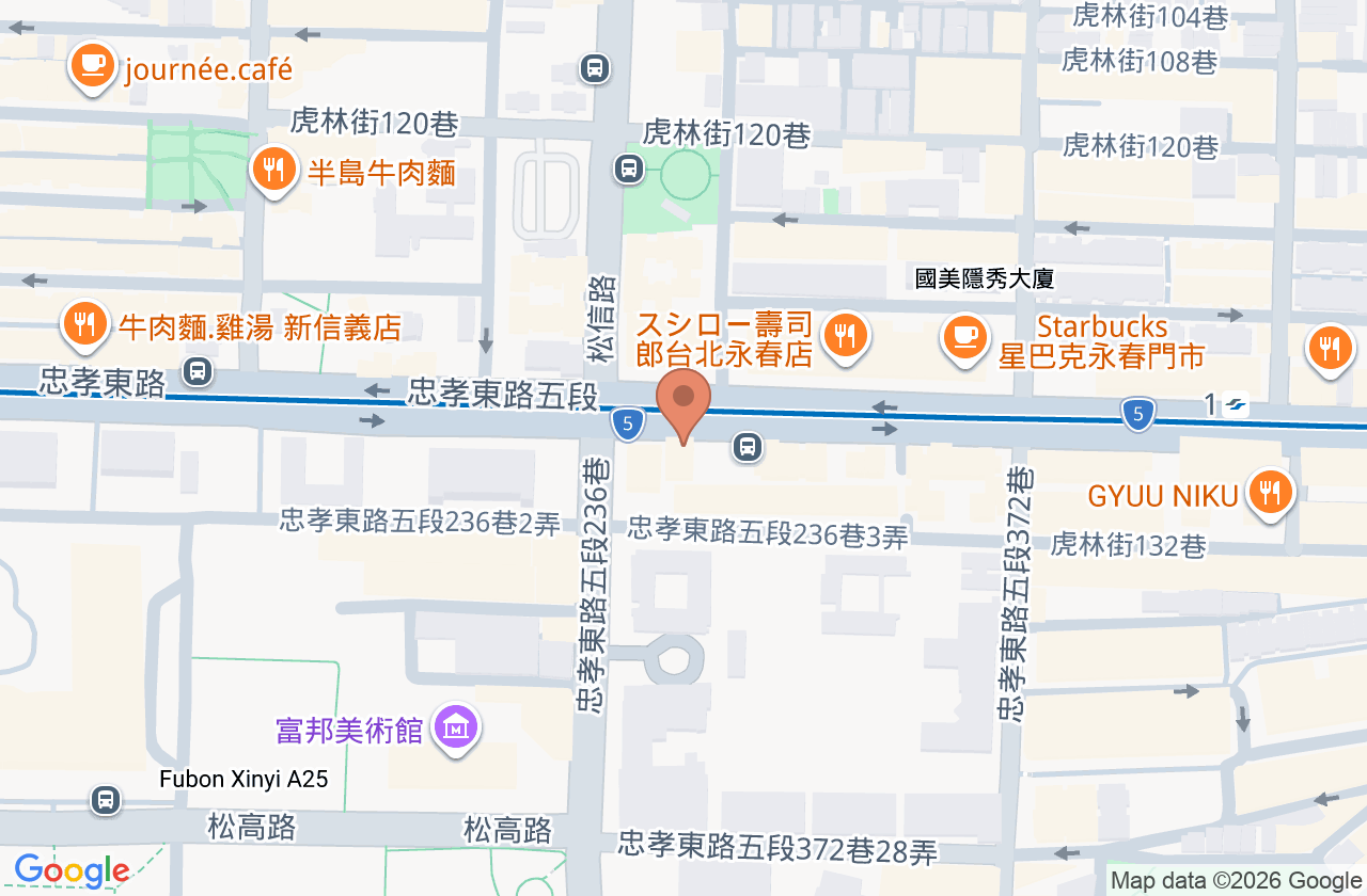 新詠康診所 位置地圖