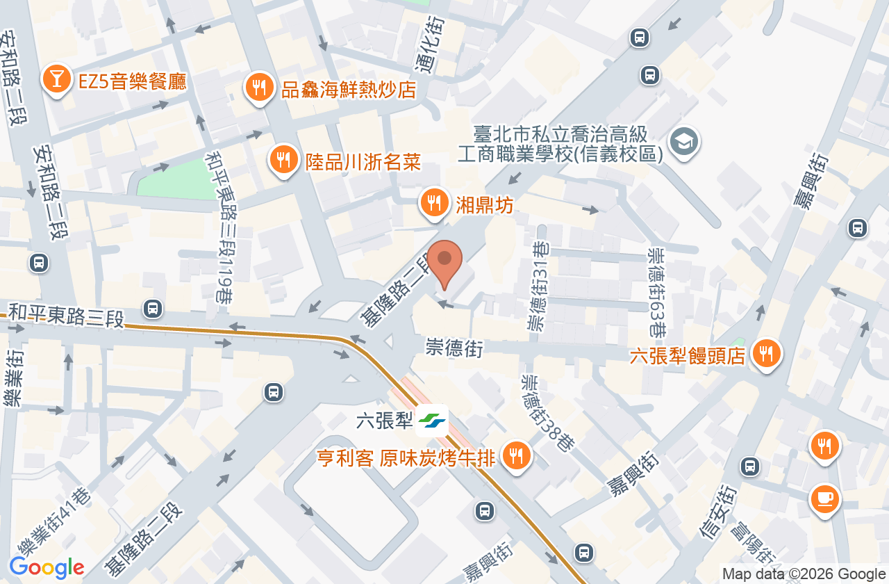 合安眼科診所 位置地圖
