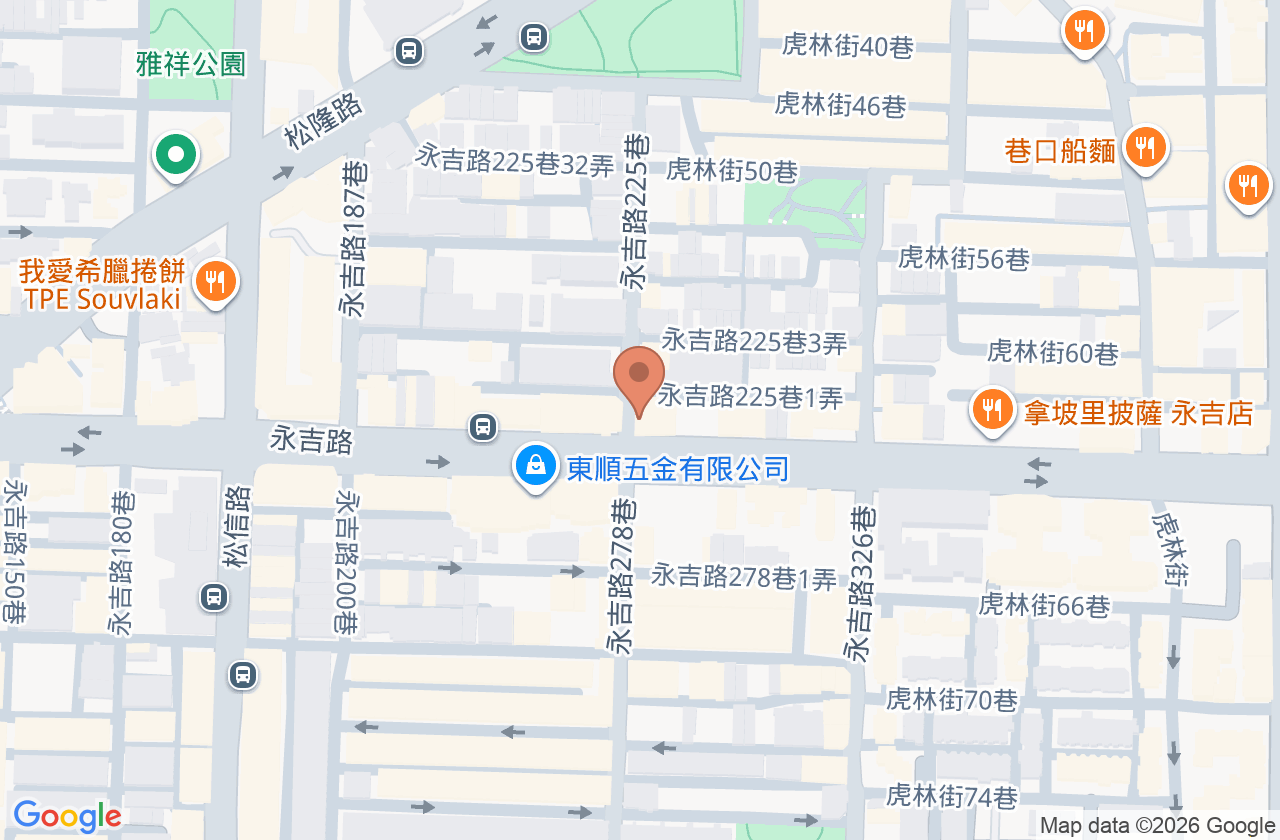 杏仁復健科診所 位置地圖