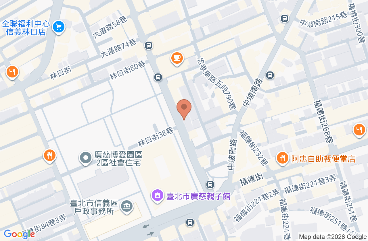 承芯耳鼻喉科診所 位置地圖