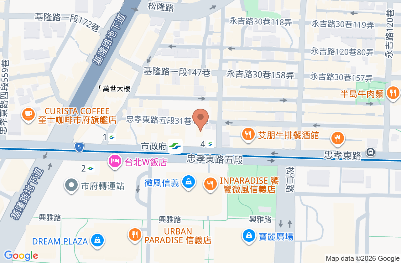 圓舞曲身心診所 位置地圖