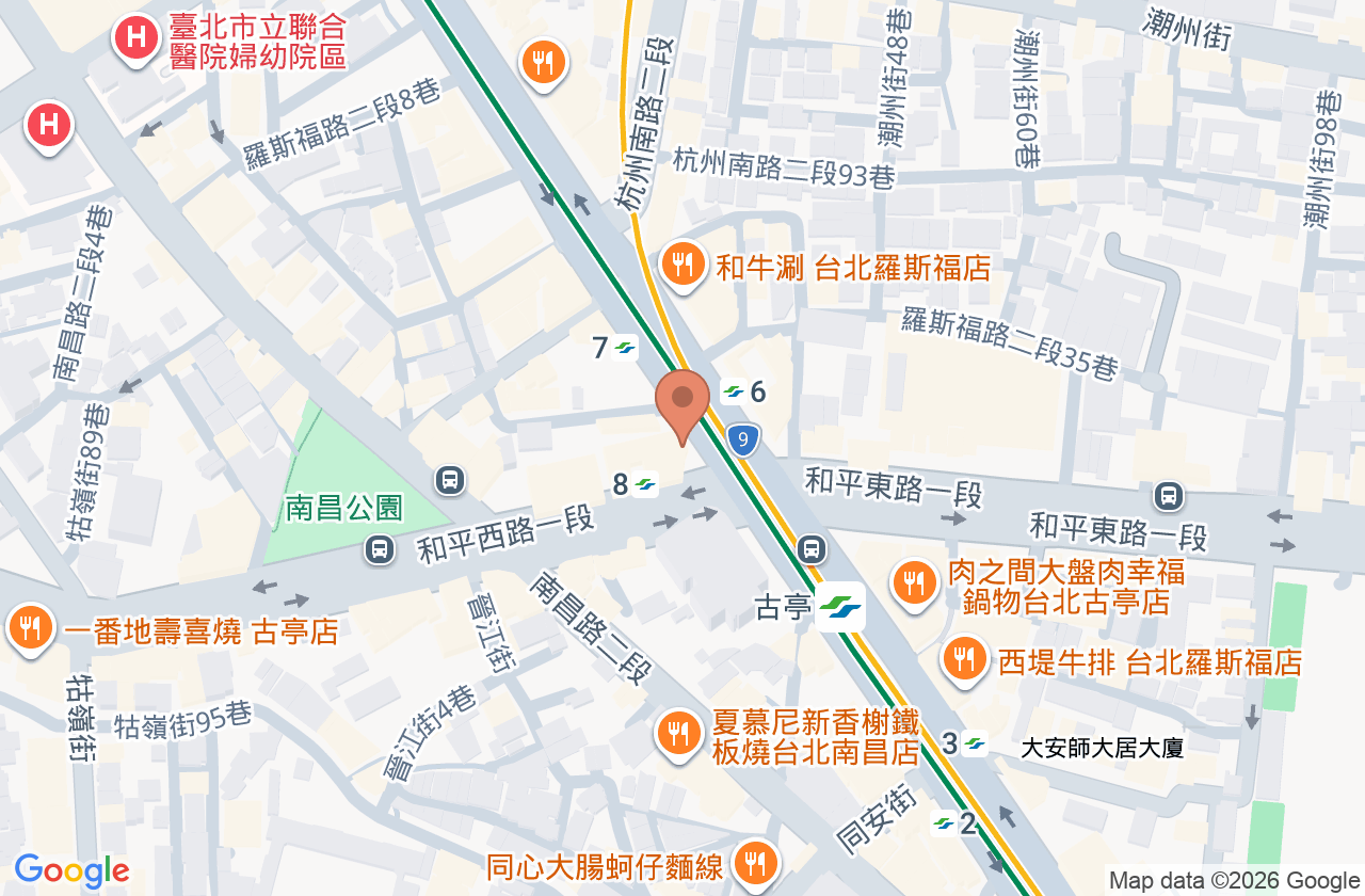 博士眼科診所 位置地圖