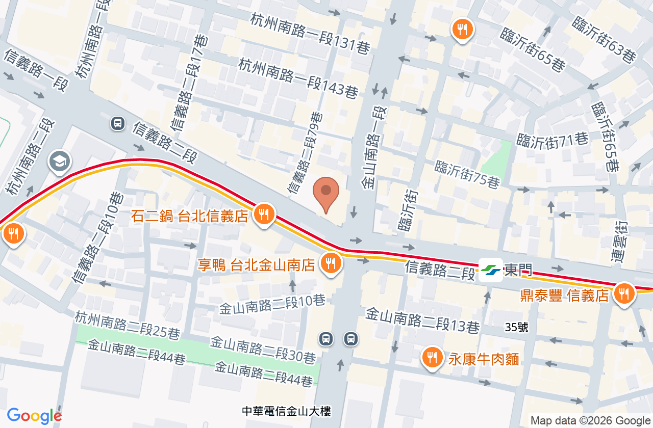 虹約復健專科診所 位置地圖