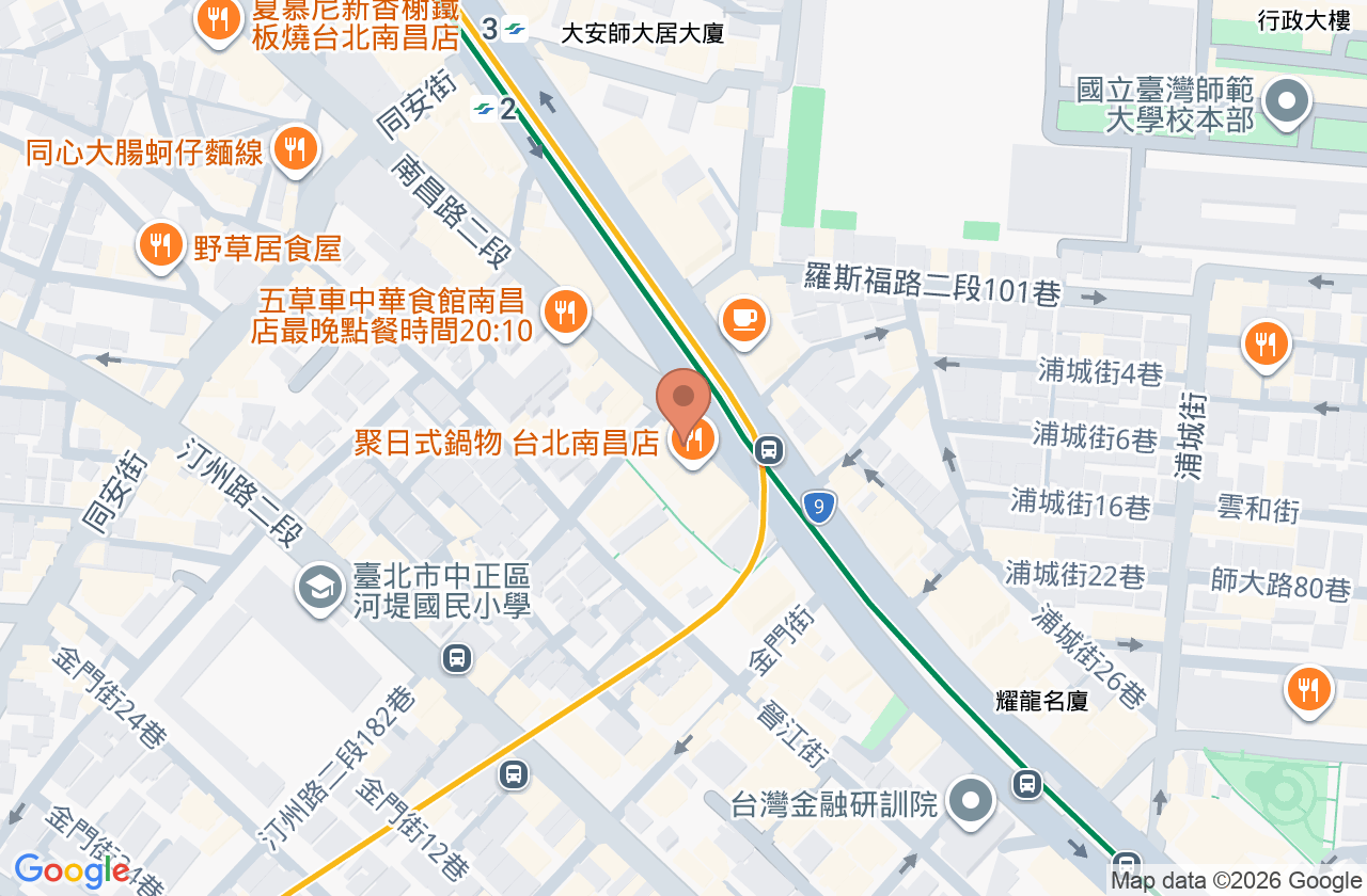 大心古亭診所 位置地圖