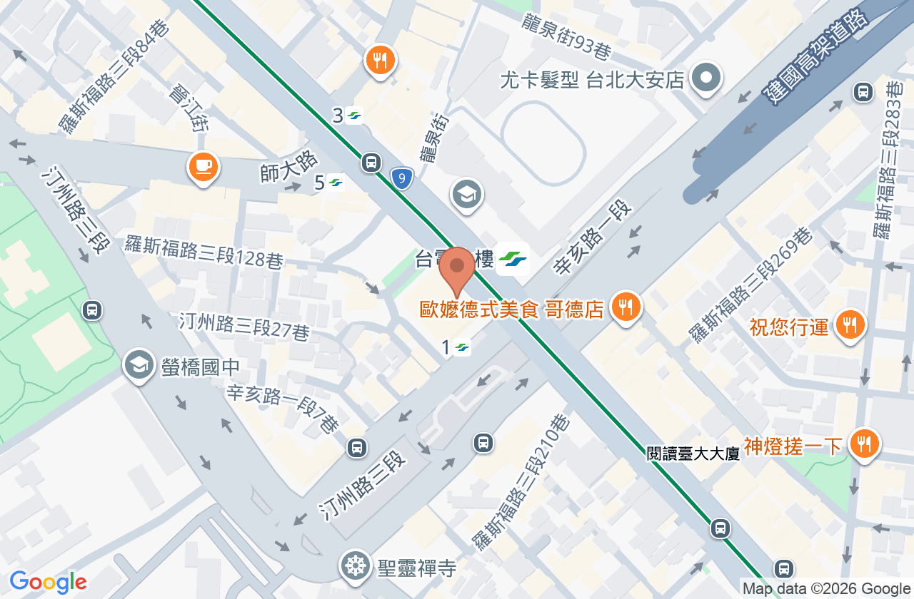 古亭復健診所 位置地圖