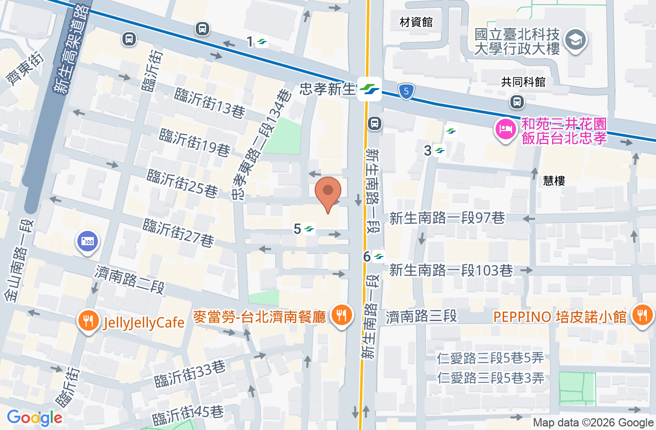 疼痛職人診所 位置地圖