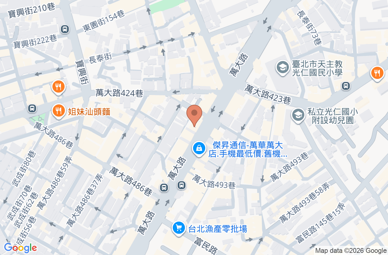 萬太診所 位置地圖