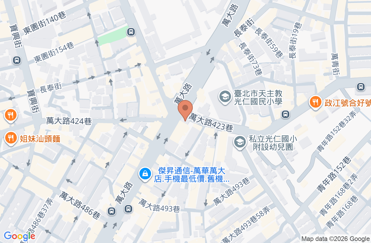萬澤內科診所 位置地圖