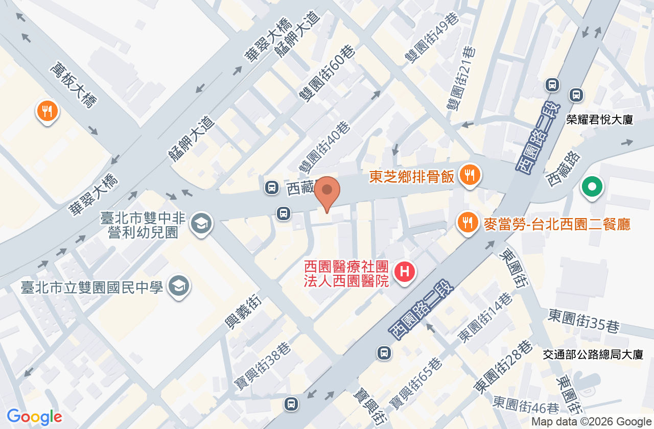 雙園診所 位置地圖