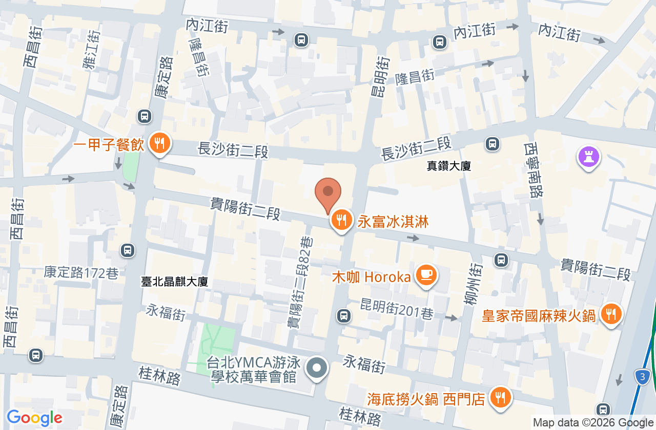 陽光眼科診所 位置地圖