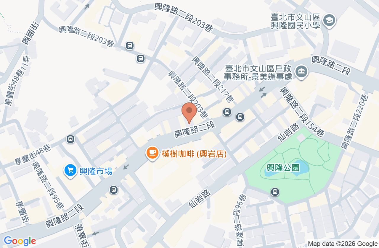 景美蔡登元婦產科診所 位置地圖