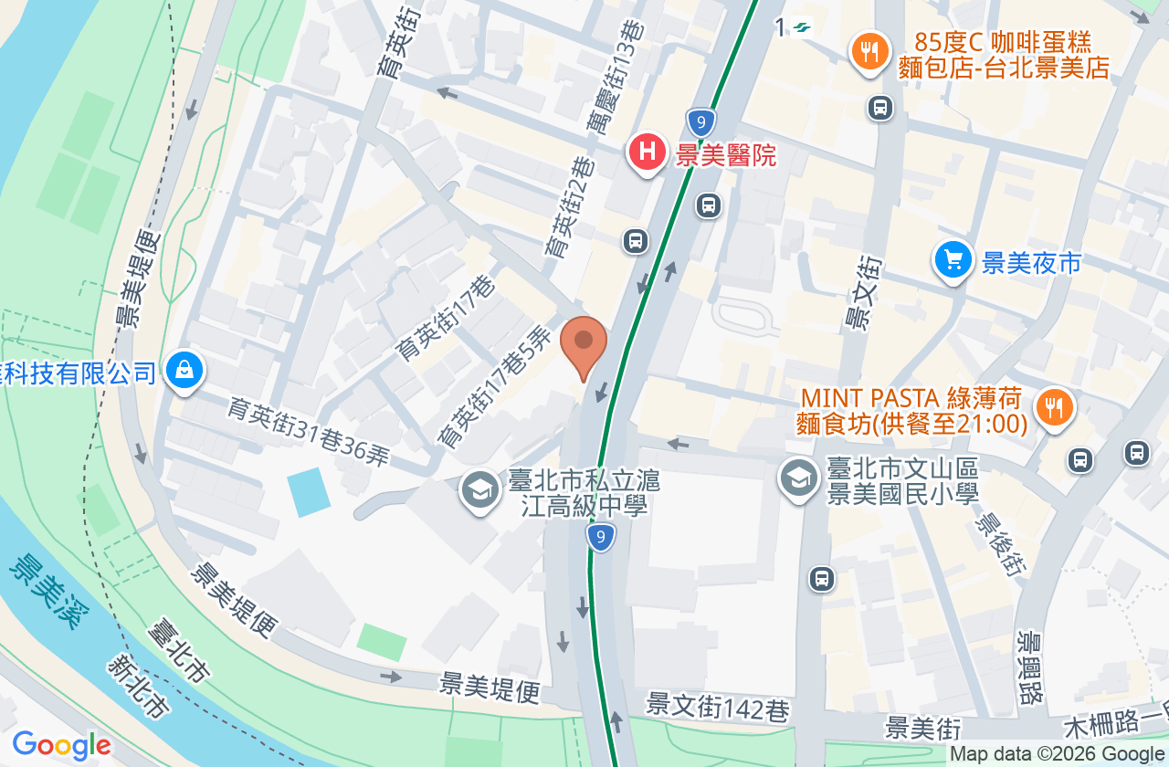 景福眼科診所 位置地圖