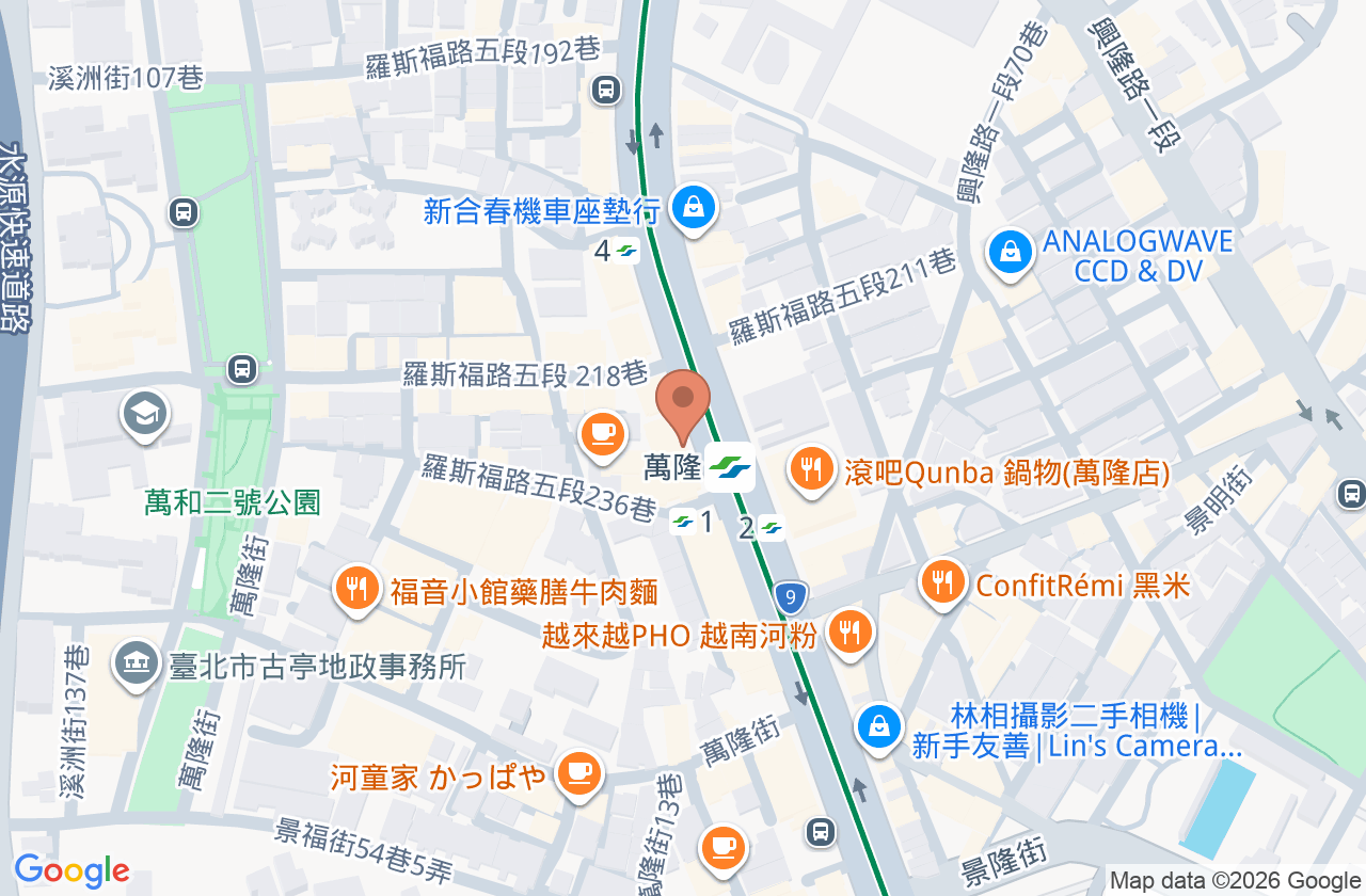 和沛身心醫學診所 位置地圖