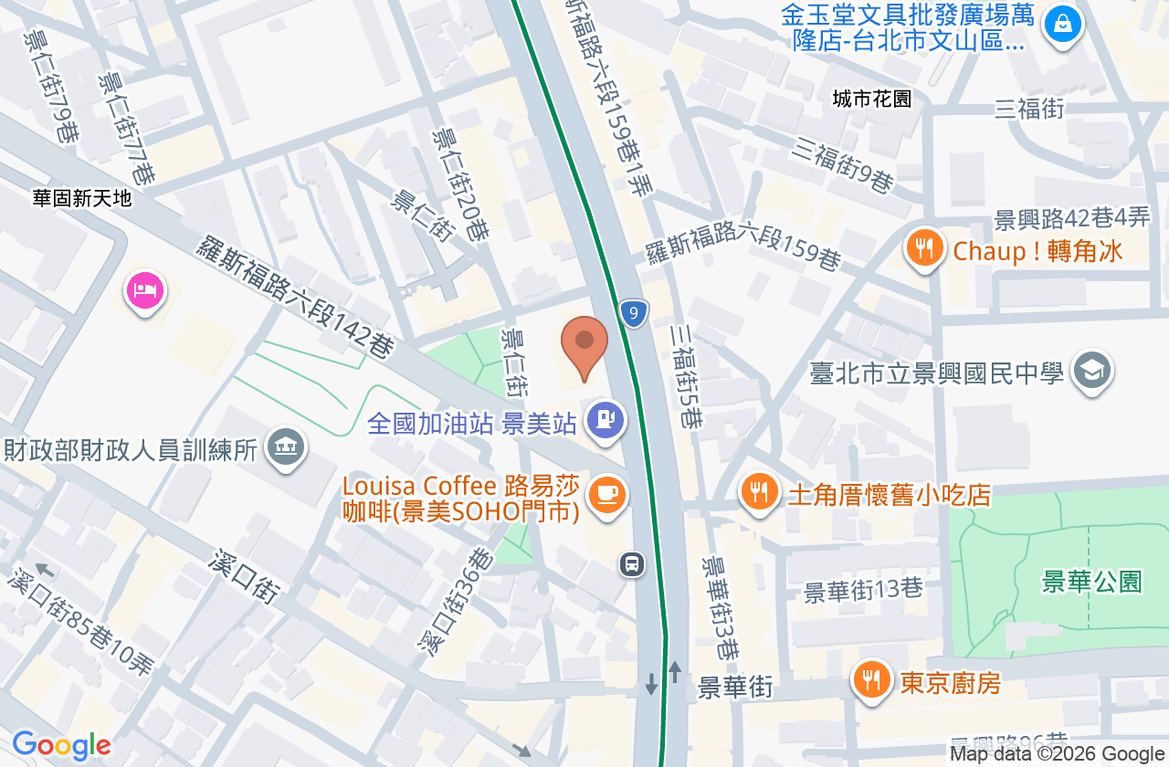 誠心身心醫學診所 位置地圖