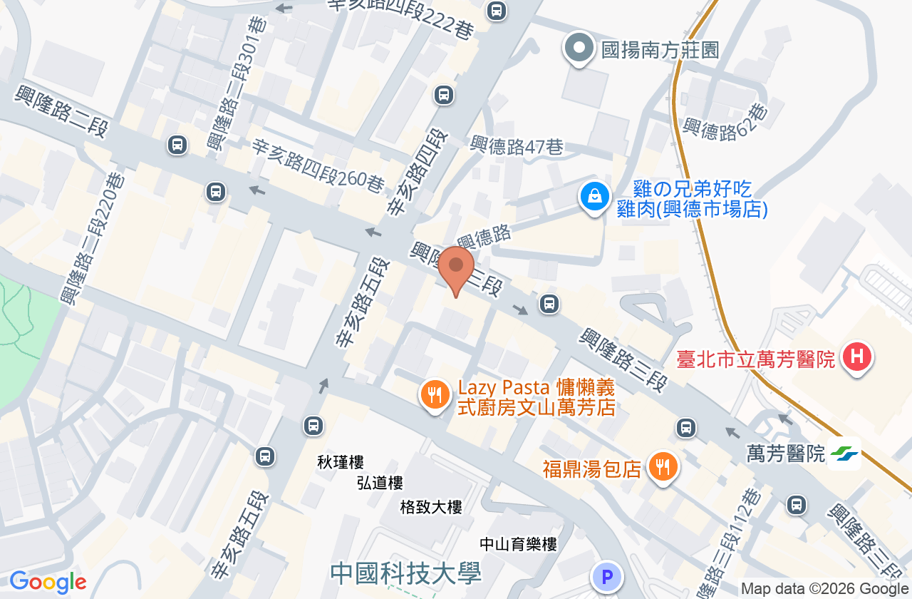 蘇黎世診所 位置地圖