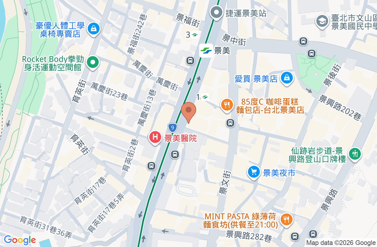 山林診所 位置地圖