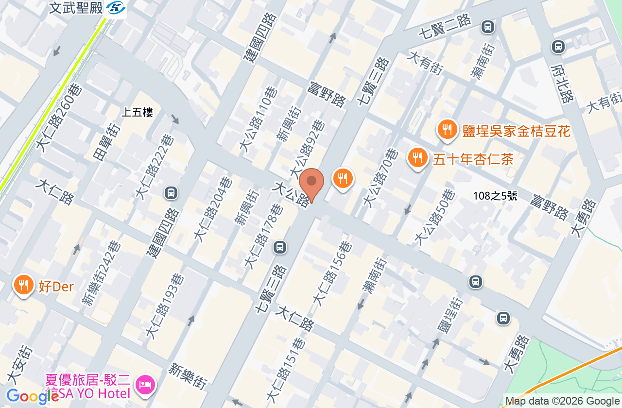 劉應炎診所 位置地圖
