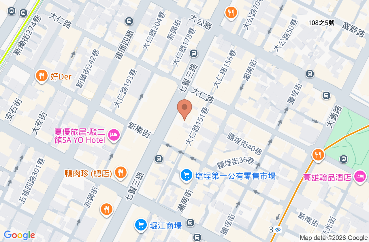 洪清文診所 位置地圖