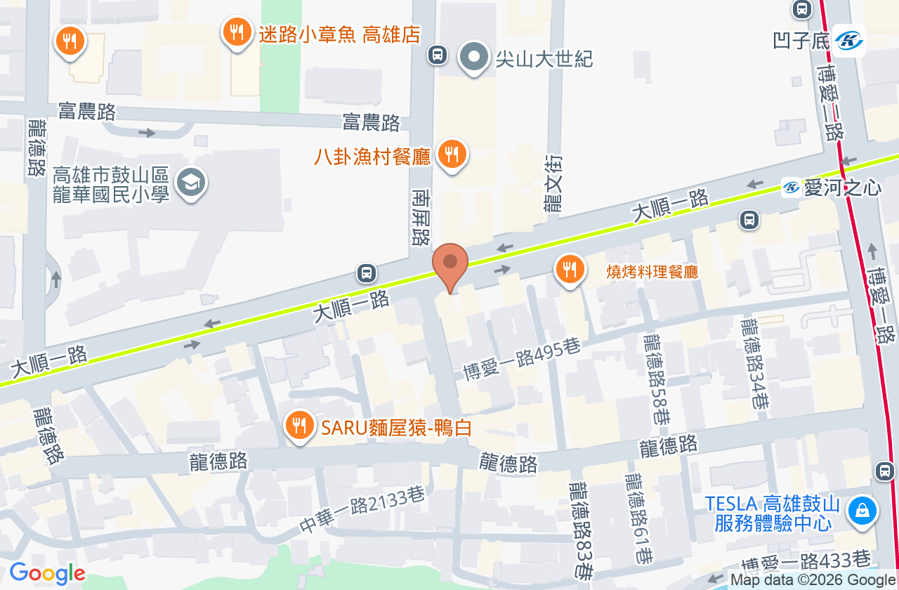 黃柏翰皮膚科診所 位置地圖