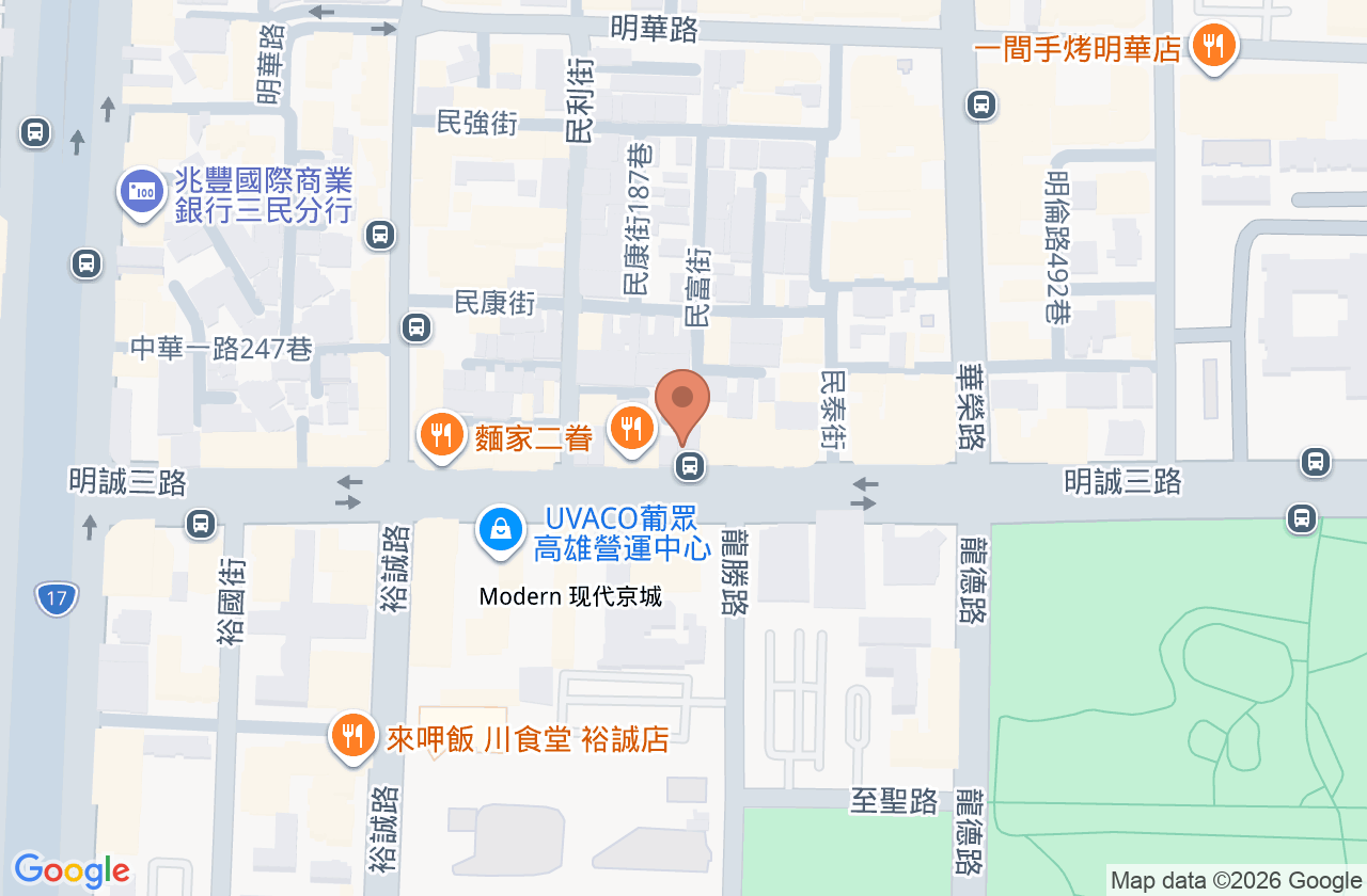 康田耳鼻喉科診所 位置地圖