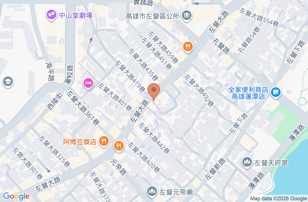 楊貞芳眼科診所 位置地圖