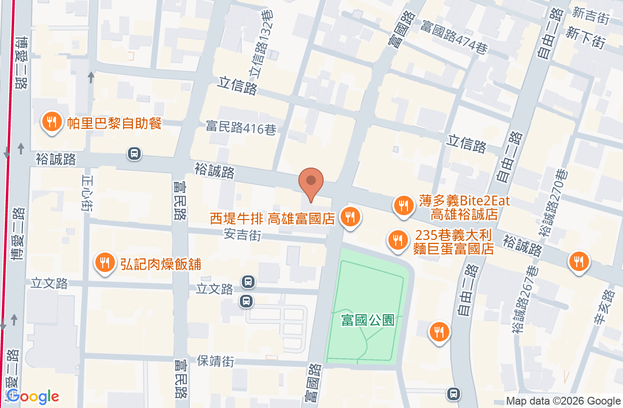 祐新骨外科診所 位置地圖