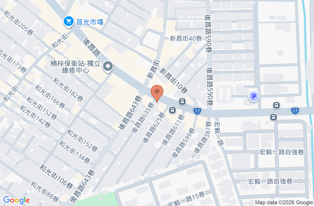 黃慧光皮膚科診所 位置地圖
