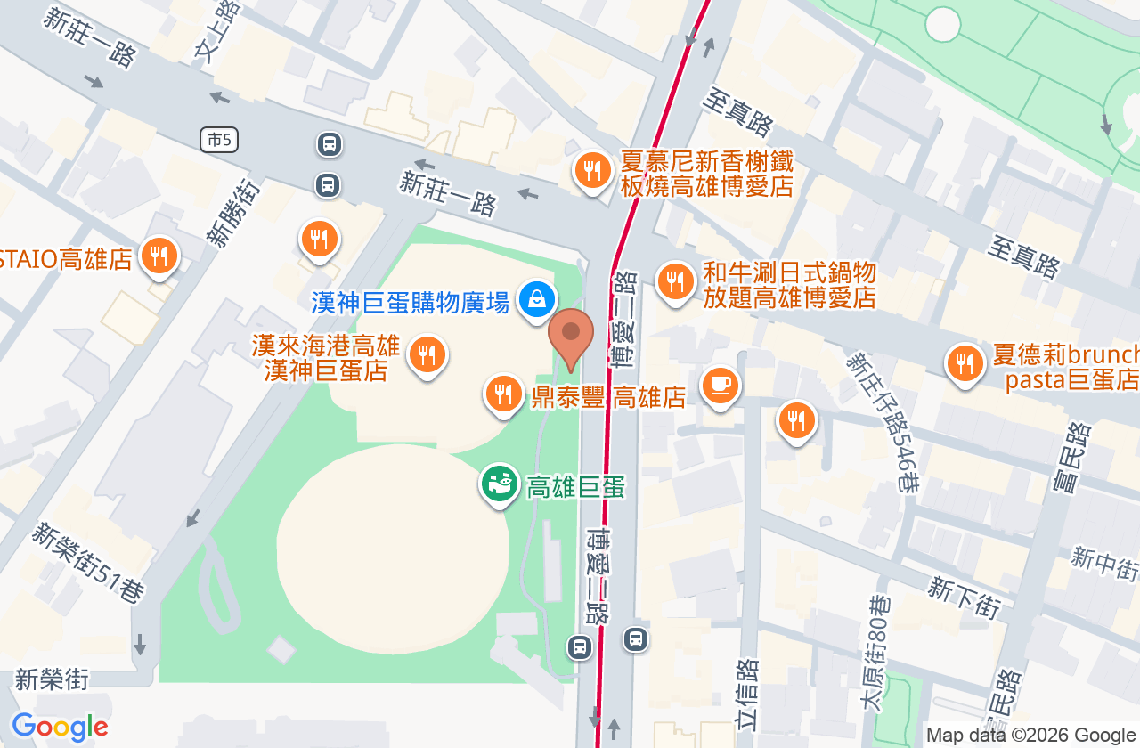 德明眼科診所 位置地圖