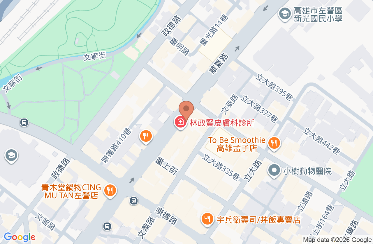 張聖明眼科診所 位置地圖