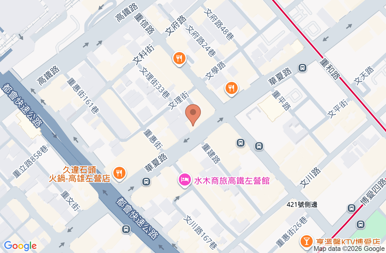 許英哲張漢明耳鼻喉科診所 位置地圖
