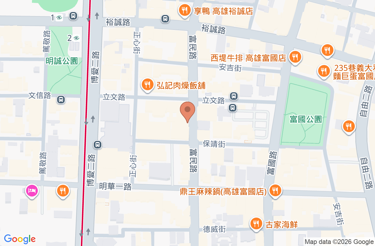 臻明眼科診所 位置地圖