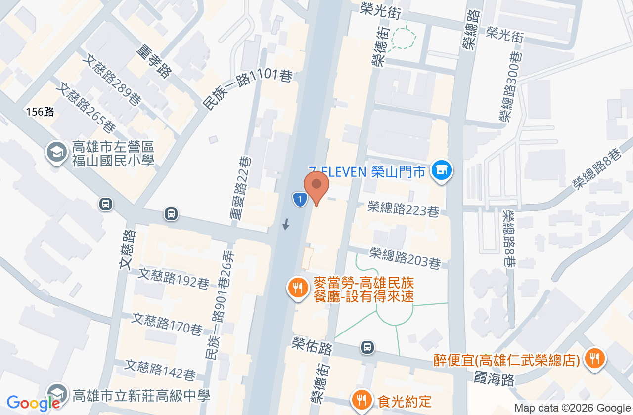吳崇敏診所 位置地圖