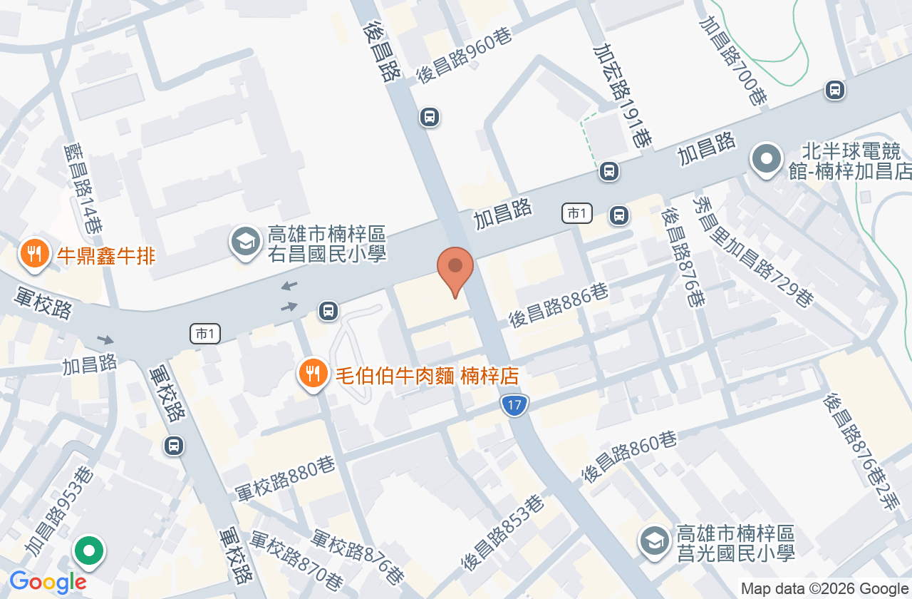 歐慈德內科診所 位置地圖