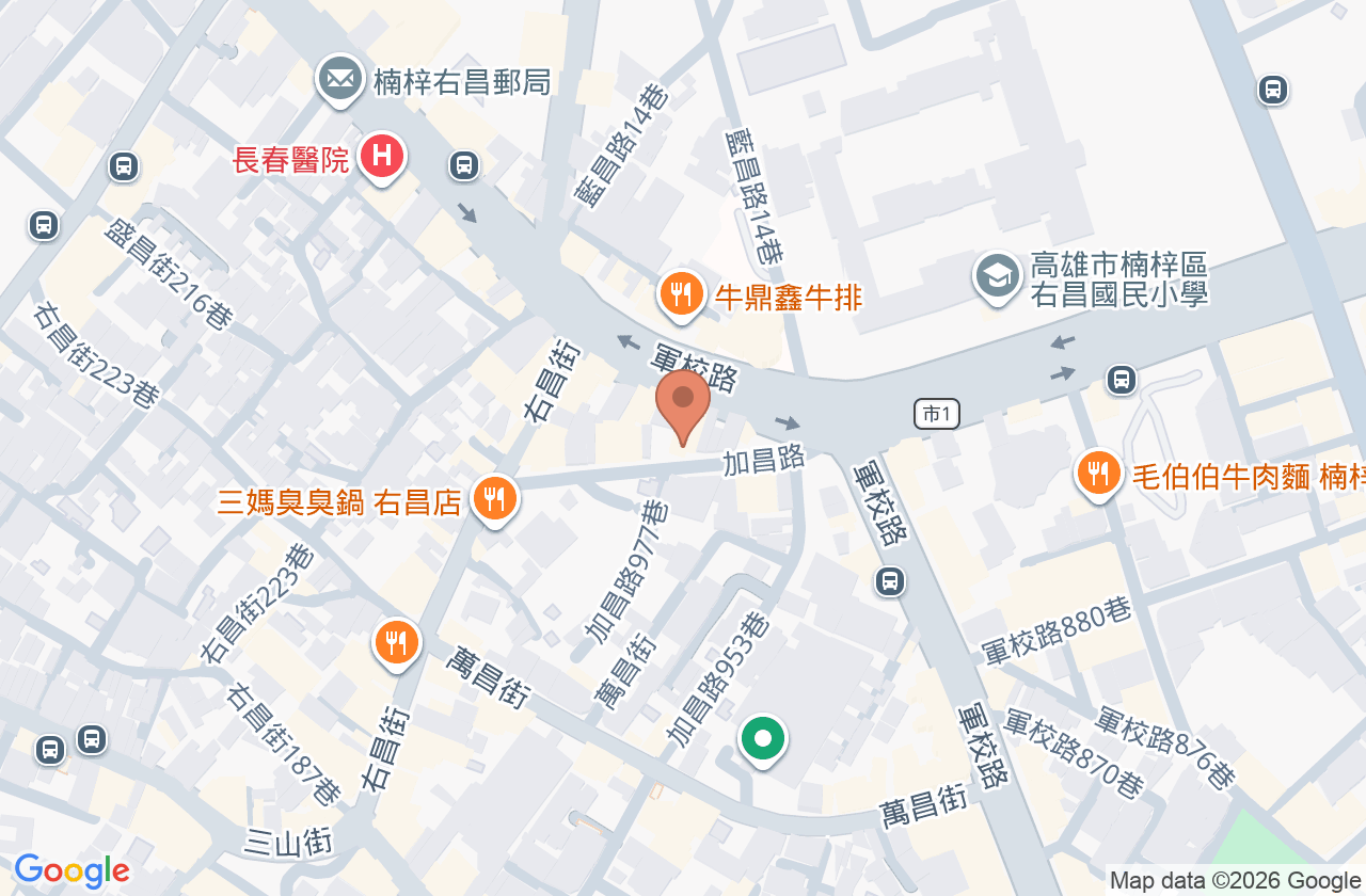 楊煌榮診所 位置地圖